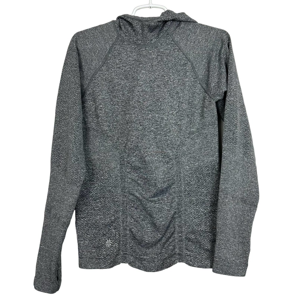 Athleta Tracker Hoodie Grey Large 138497